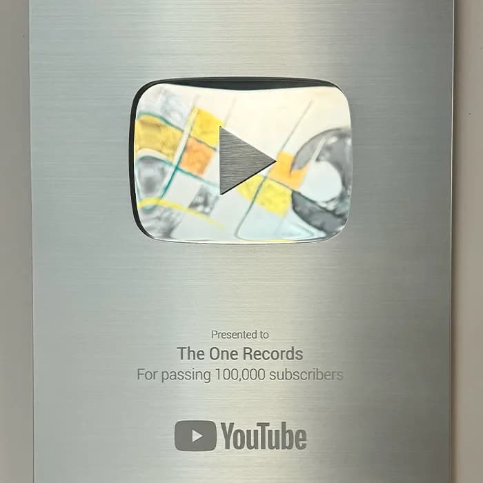 100K YT Button - The One Records